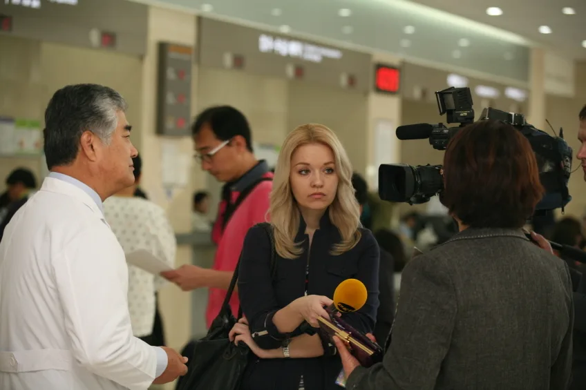 ОХУ-ын төрийн телевиз - Haeundae Paik Hospital-ийн сурвалжлагад үзүүлсэн дэмжлэг